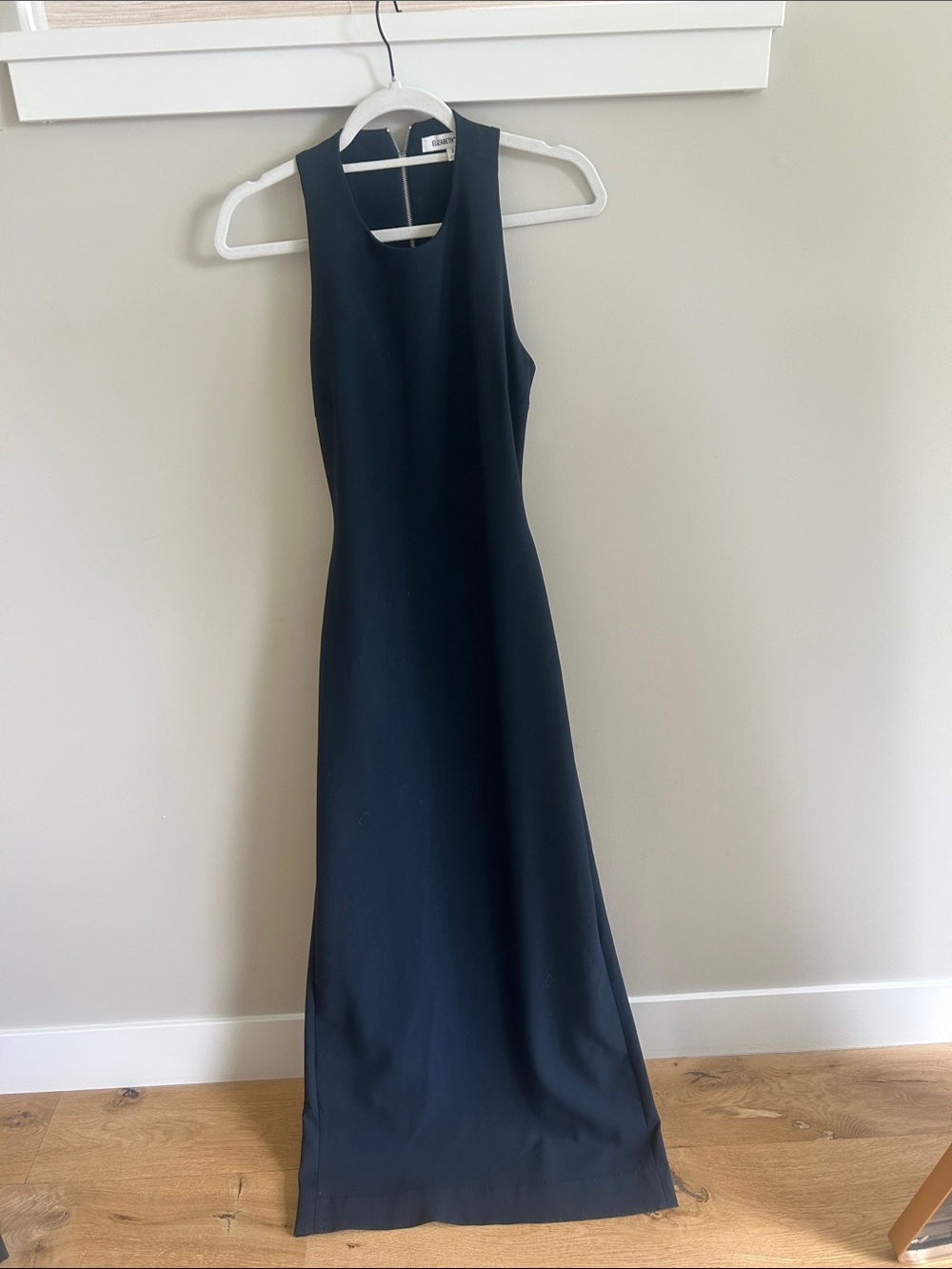 Elizabeth and James Navy-Black Sleeveless Maxi Dress